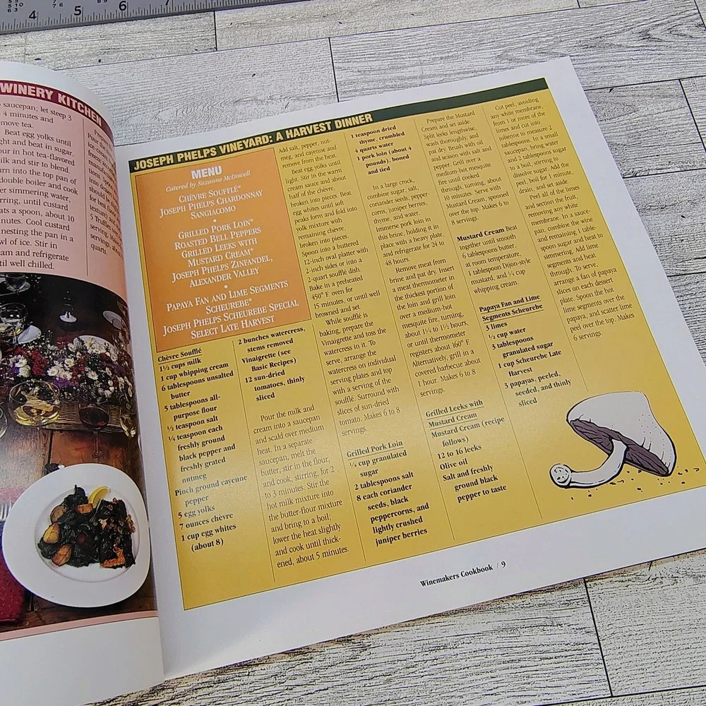 Winemakers Cookbook by Lou Seibert Pappas 1986 - FAIR